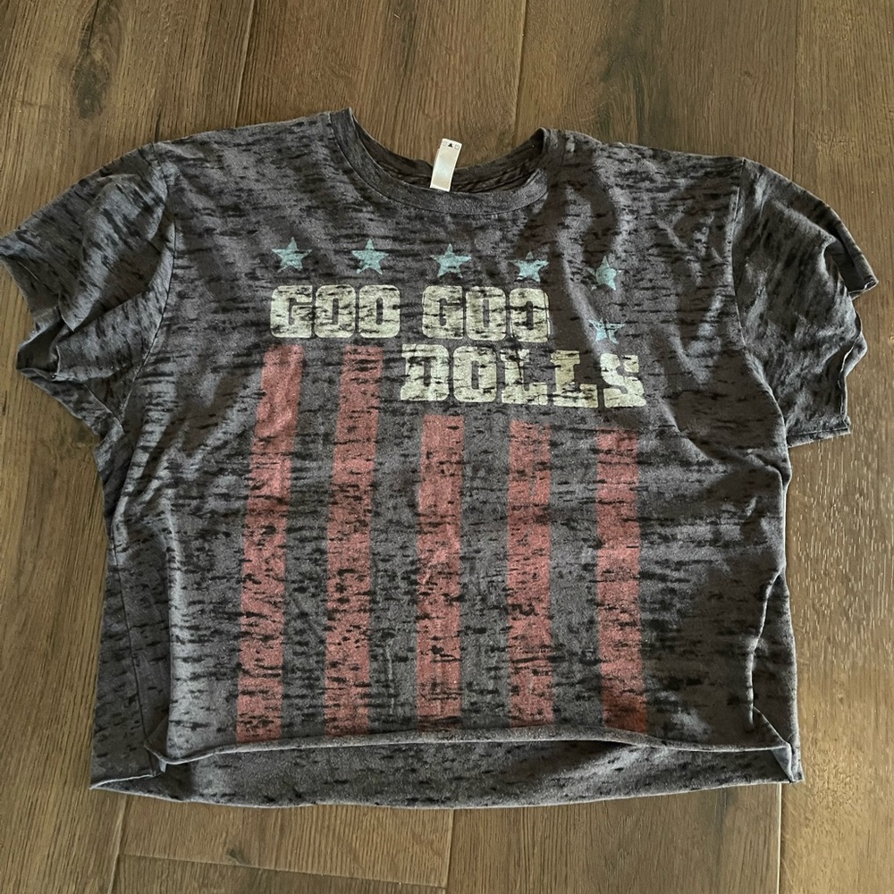Goo Goo Dolls cropped tee
